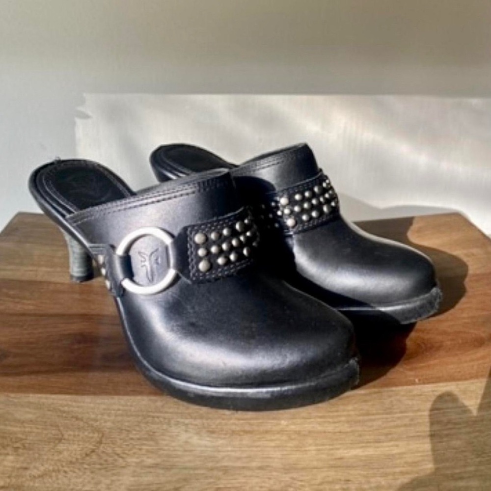 SOLD Studded Frye Mules